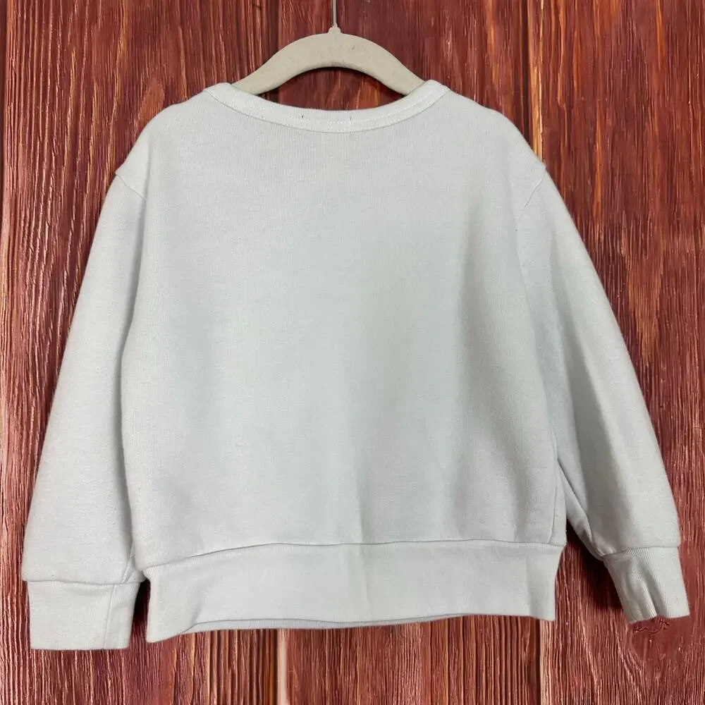 POLO Ralph Lauren ALPINE White Crewneck Sweatshirt Unisex Size 4T - Picture 3 of 6